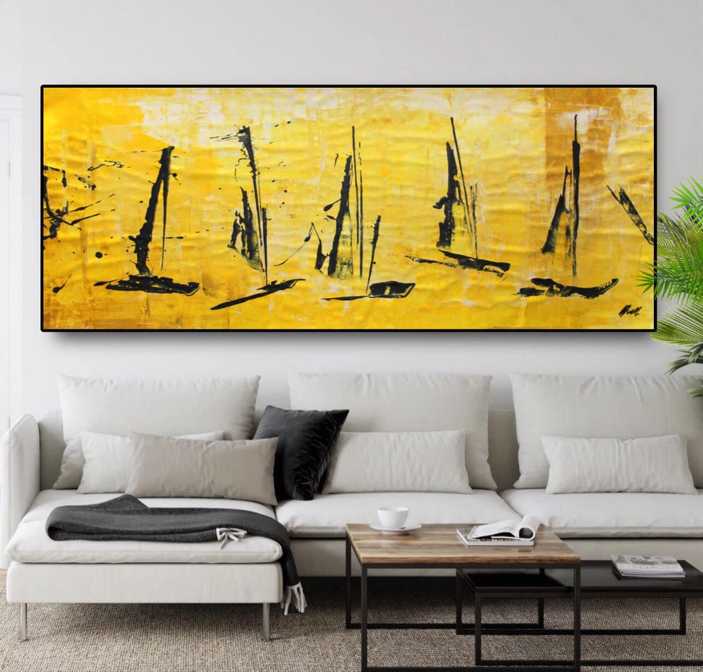 Giuseppe Panzica - Volume 3293 - Giallo Regata (80x200 XXL) #1.0