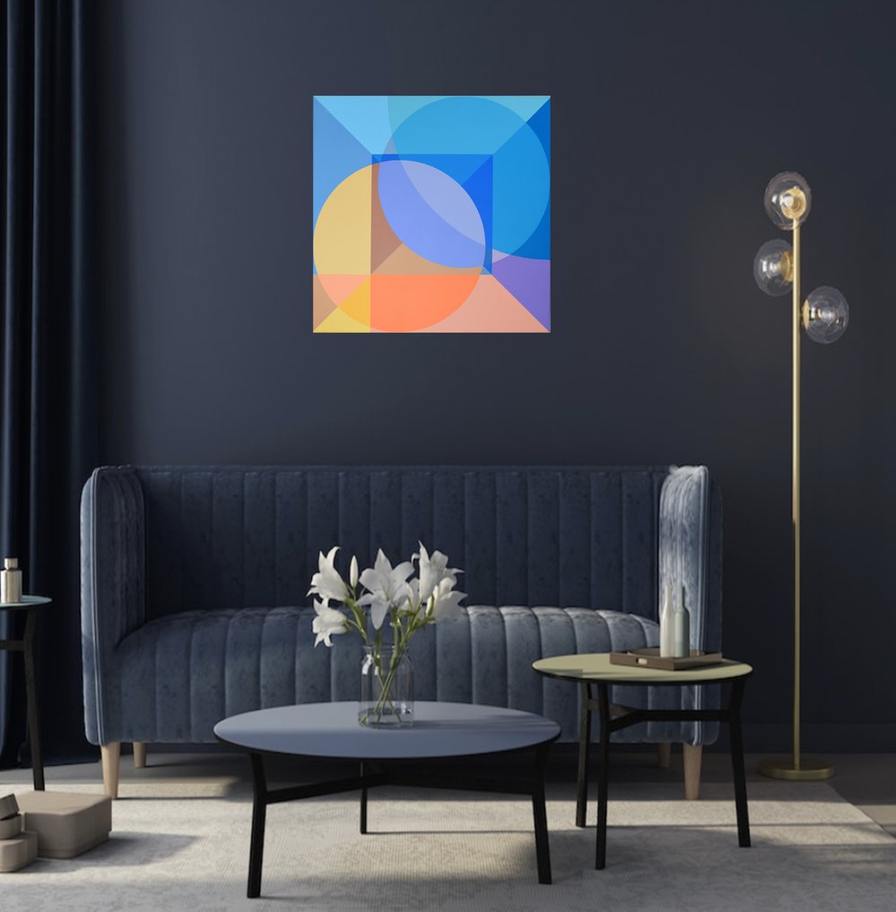 Vincent Huot - Composition abstraite #26 - Large #1.0