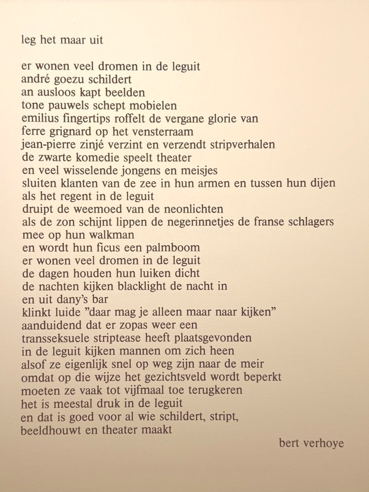 Fred Bervoets (1942) - Leguit (4 etchings) #4.3