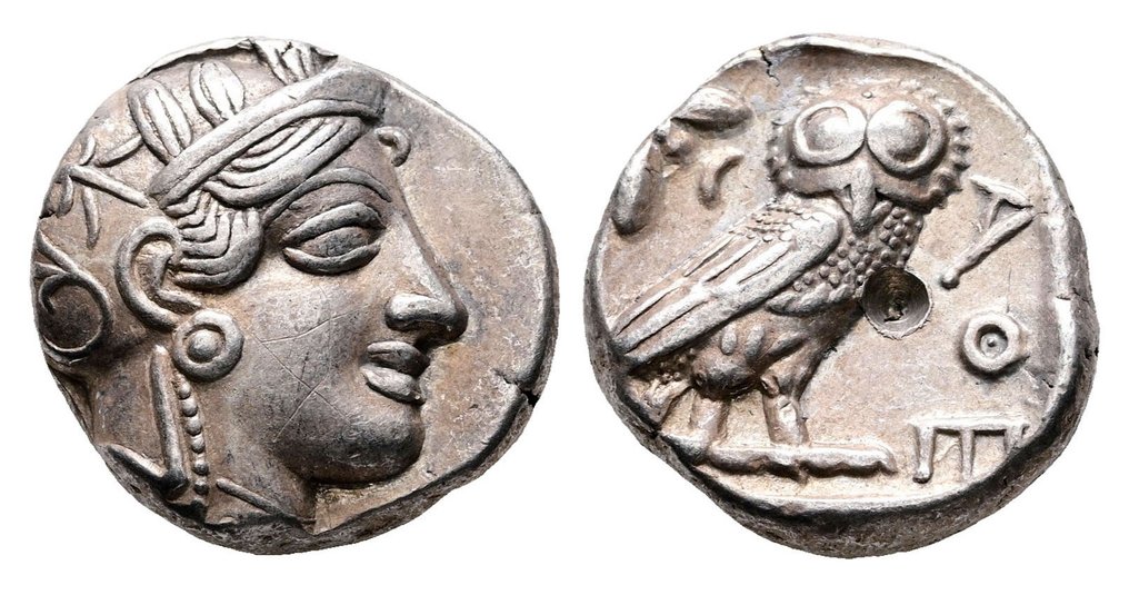 Attika, Athen Tetradrachm 454-404 BC #2.1