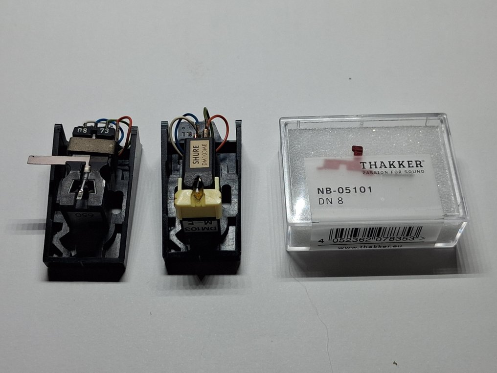 Dual, Shure - DM 103 ME + 650 DN 8 Doză disc patefon cu ac #1.0