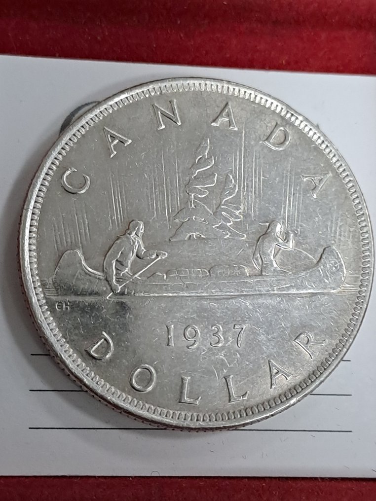 Καναδάς. George VI. Dollar 1937 (χωρίς τιμή ασφαλείας) #3.2
