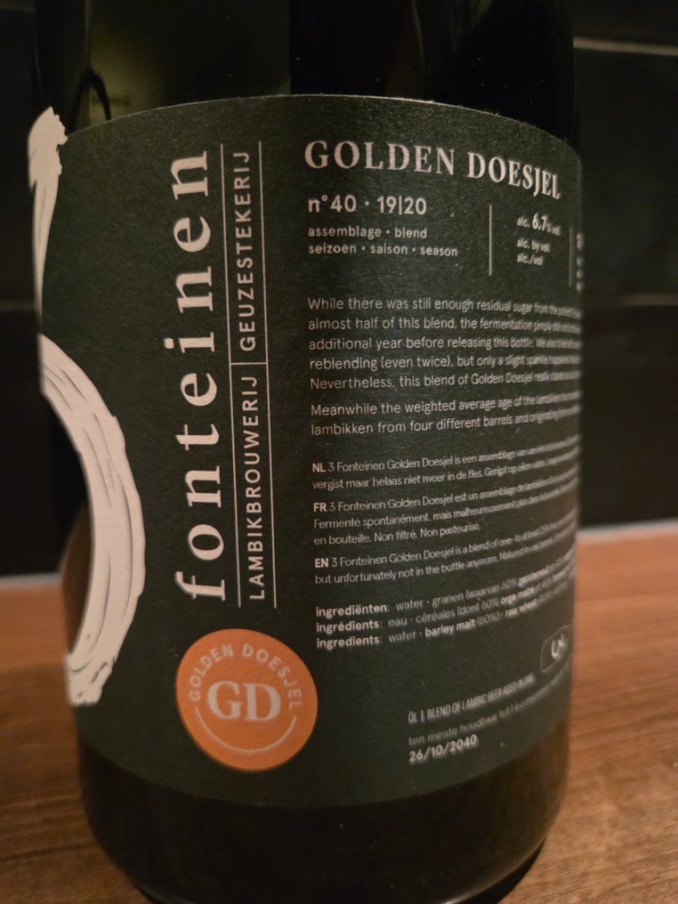 3 Fonteinen - Magnum: Zenne y Frontera, Golden Doesjel & Oude Geuze - 1,5 liter -  3 üvegek  #3.2