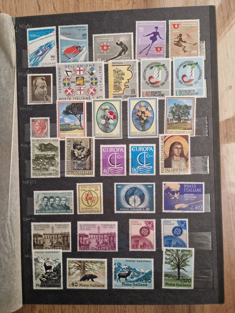 義大利 1966/1985 - 意大利共和国。完整年份1966/85，橡胶完好。关于分类器。 #2.1