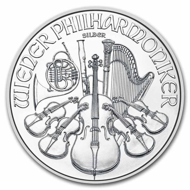 Autriche. 10 x 2025 1 oz €1.5 EUR Austrian Silver Philharmonic Coin BU #1.0