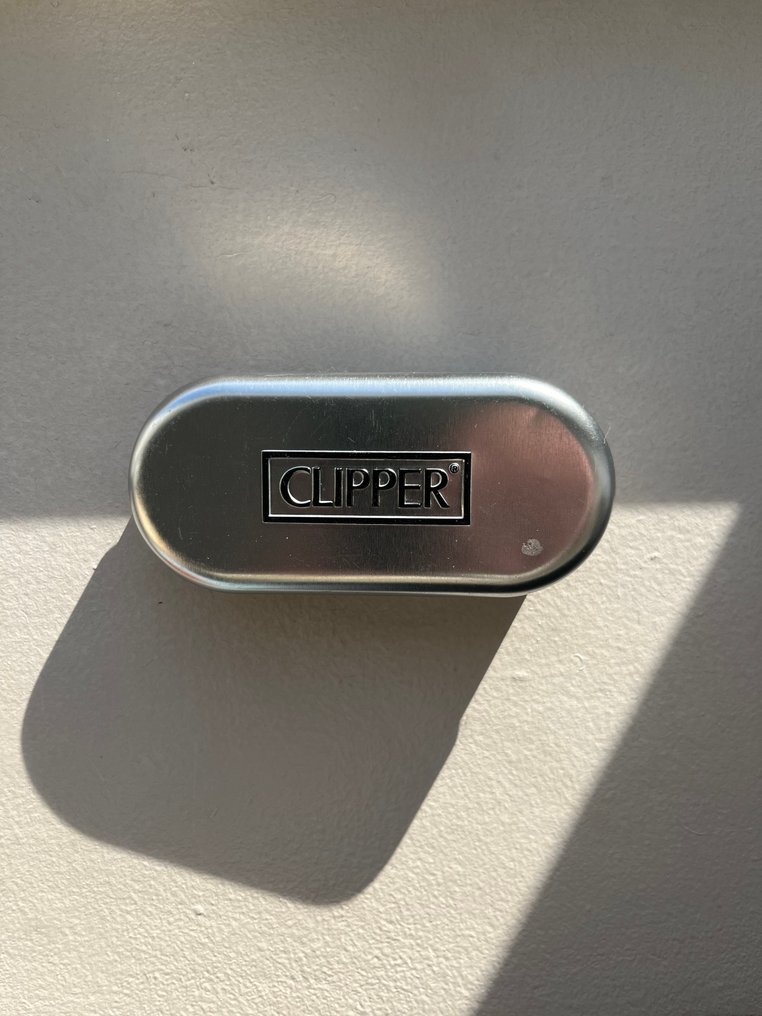 Clipper - Slim metálico - 没有保留价 - 打火机 - 钢材（不锈钢）, 搪瓷 -  (3) #2.1