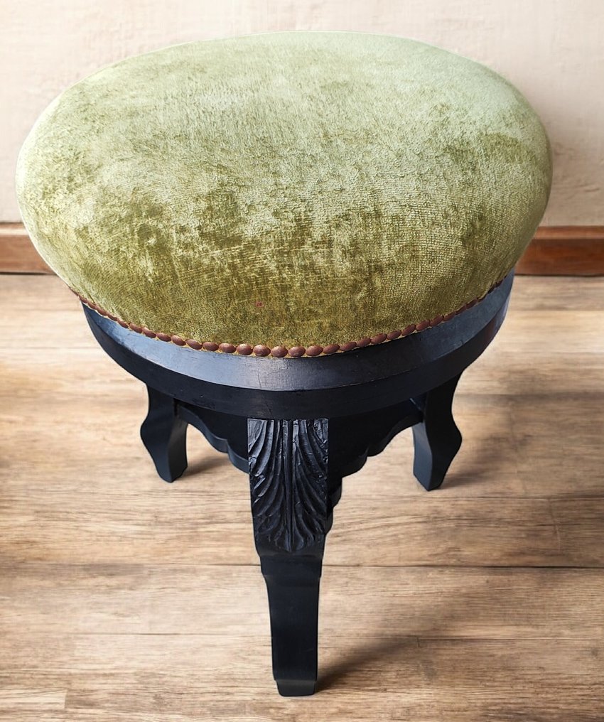 Taburete - Ébano - Taburete de ébano para pianoforte #1.0