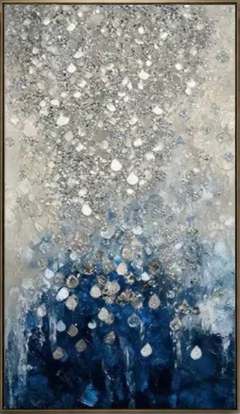 Alberto Cavanello - Celestial Silver Descent 160x80 cm #2.1