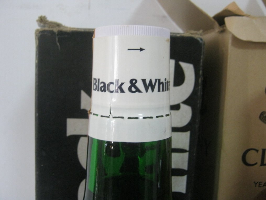 Black & White + Cluny 5 years old  - b. 1970s - 2 Litres - 2 bottles #4.3