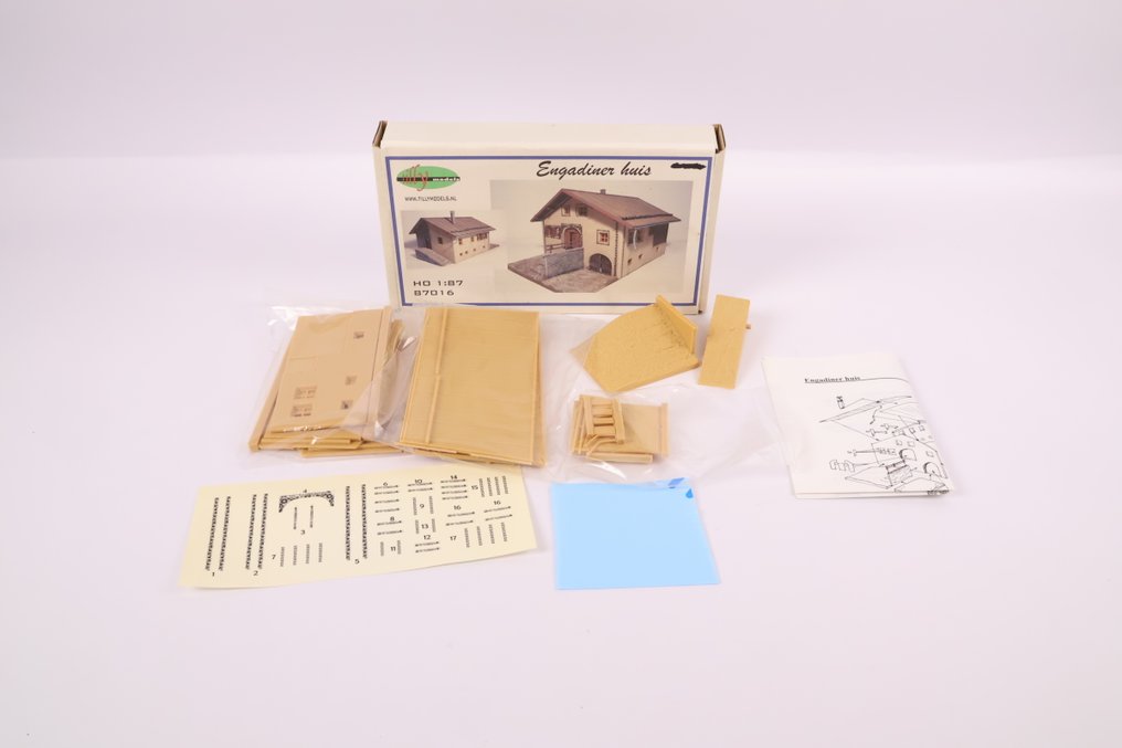 Tilly Models H0 - 87016 - Model train building kits (1) - Resin model kit of an Engadiner house #2.1