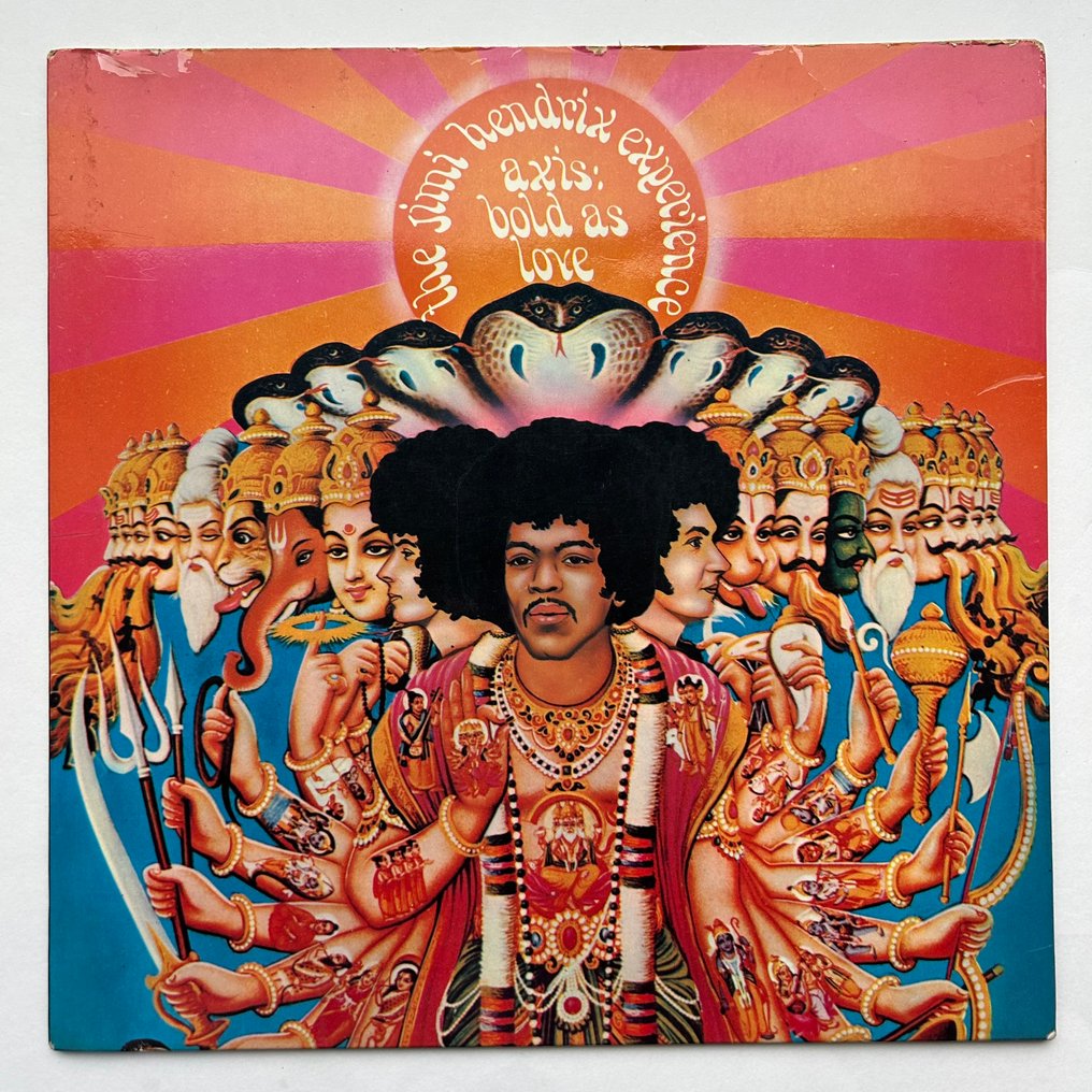 The Jimi Hendrix Experience - Axis: Bold As Love (1st UK With Insert!) - Disque vinyle unique - Premier pressage - 1967 #1.0