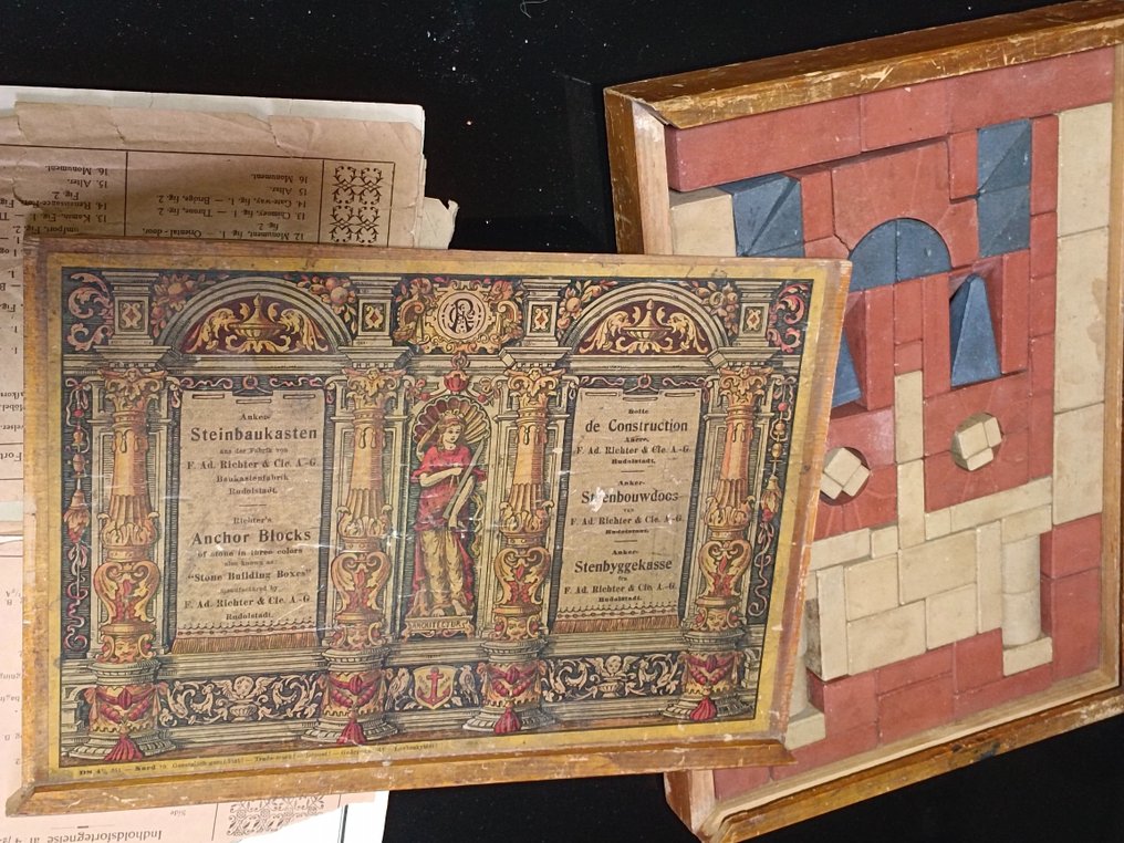 Brætspil - Richter Anchor Blocks - Sten, træ #1.0