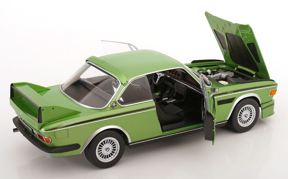 KK-Scale 1:12 - 模型汽车 - BMW 3.0 CSL E9 - 1973 - Groen metallic - 限量版 #2.1