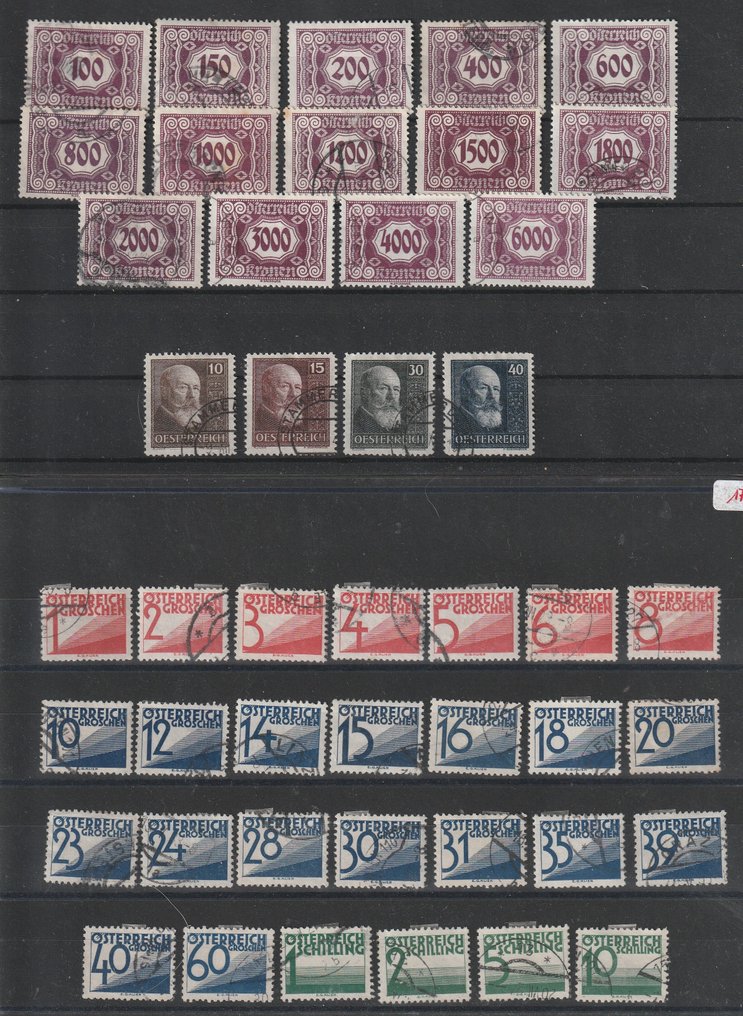 Autriche 1911/1933 - Sélection de cette période #1.0