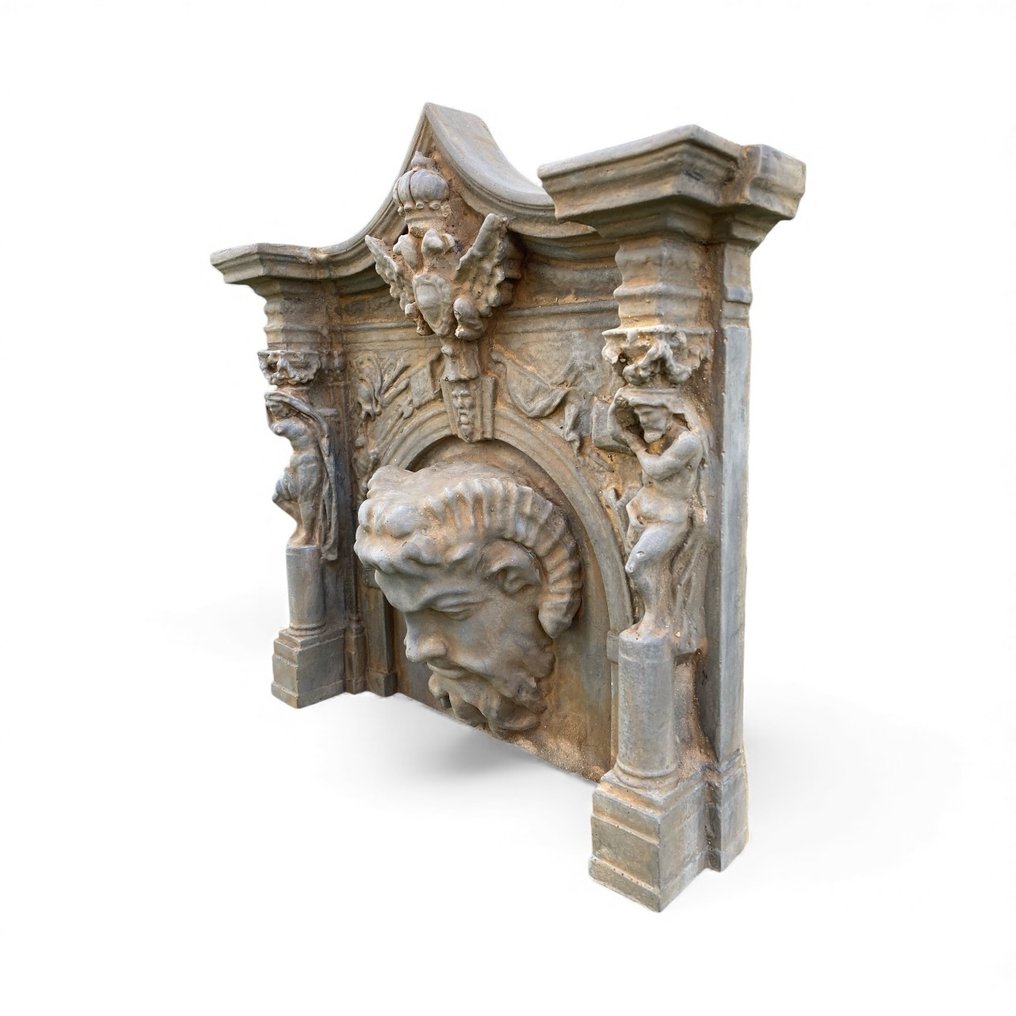 雕塑, Monumento architettonico monumenti a fregio araldico - 40 cm - 铸石 #2.1