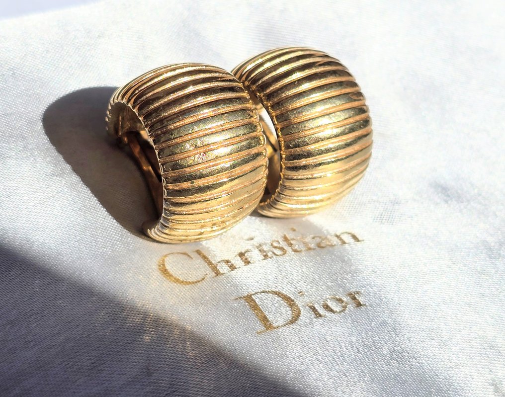 Christian Dior - Gold-plated - 耳环 - 复古圈圈时尚 #2.1