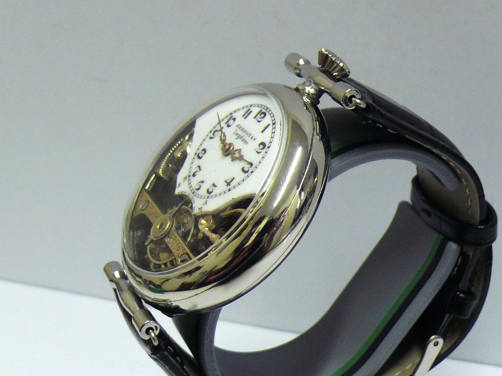 Hebdomas - Legitimo Swiss SKELETON 8 Jours/Days Mariage Watch - Nincs minimálár - Férfi - 1900-1949  #2.1