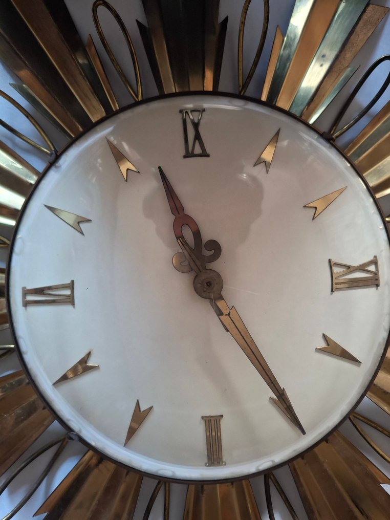 时钟 -   金属 - 1970-1980 - 太阳钟 #2.1