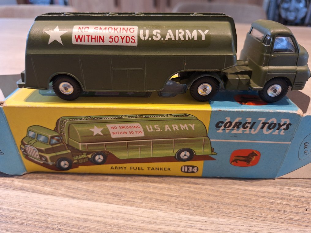 Corgi 1:43 - Model pojazdu wojskowego - Corgi Major Toys 1134 Army Fuel Tanker, Boxed #2.1