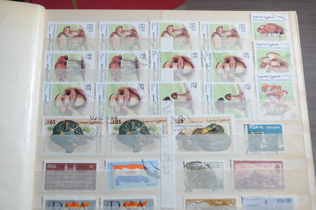 Thematic  - Collection with diverse themes in stock books and a special Edel album 'Flora & Fauna'. #4.3