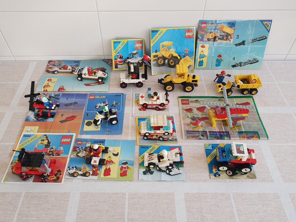 Lego Części - Classic, Train, Auta - Partij Lego auto ,met- en zonder doosjes etc. #1.0