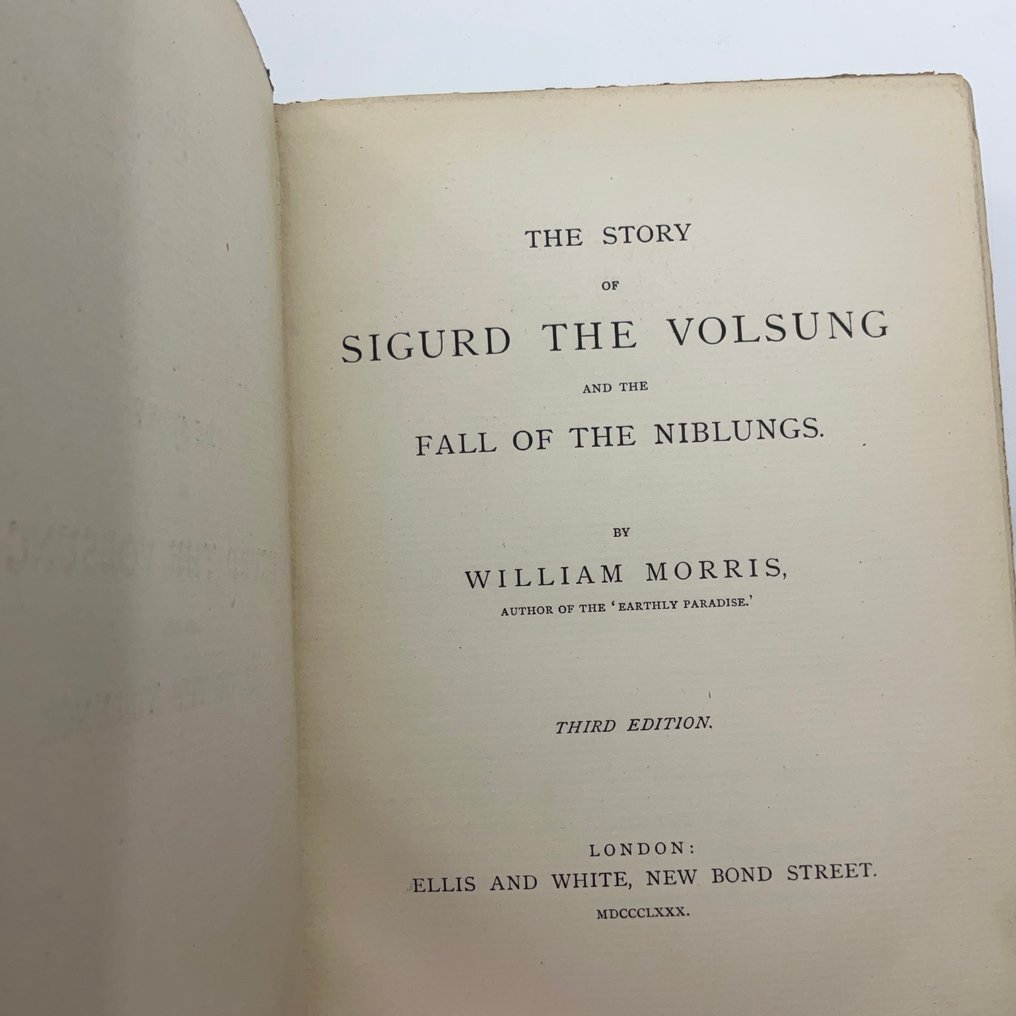 William Morris - The Story of Sigurd the Volsung and the Fall of the Niblungs - 1880 #1.0