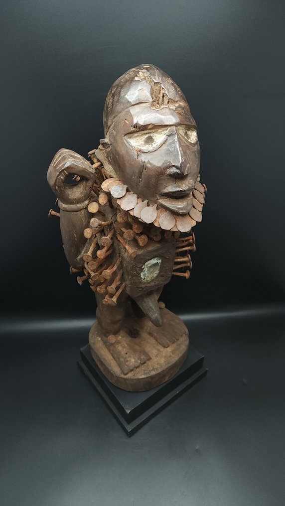 Υπέροχο φετίχ με καρφιά - Bakongo - Κονγκό RDC  (χωρίς τιμή ασφαλείας) #4.3