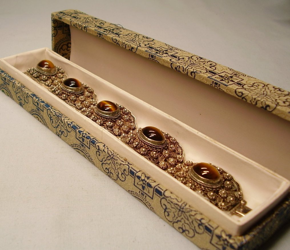 Senza prezzo di riserva - Bracciale Argento - Silberfiligran Arbeit1920 #1.0