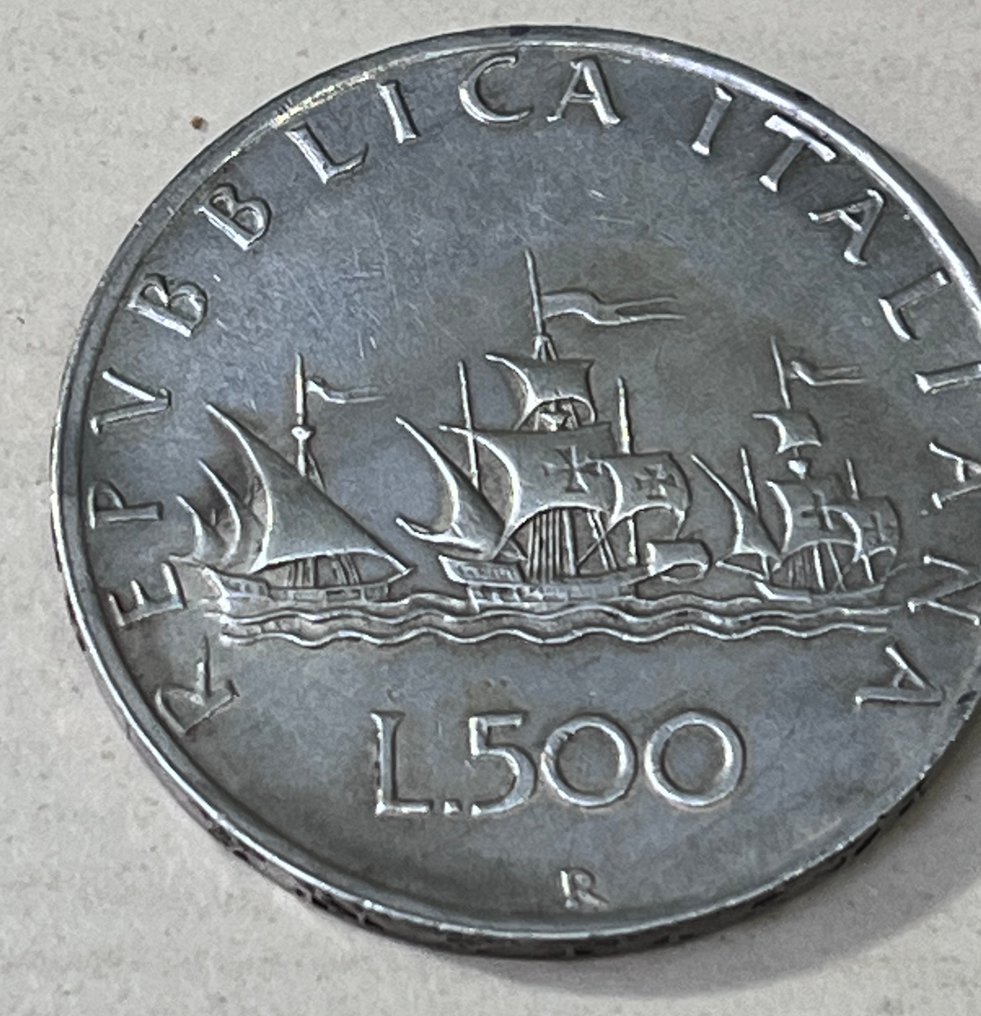 意大利,共和国 500 Lire argento (9 monete) (没有保留价) #3.2