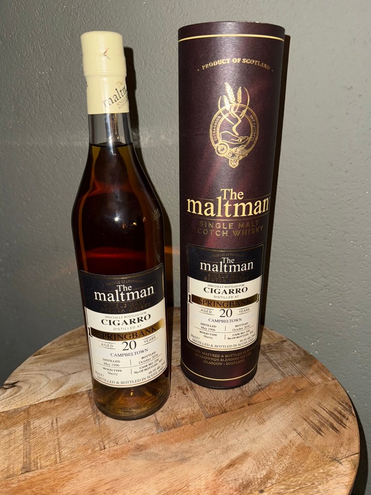 Springbank 1996 20 years old Cigarro - The Maltman  - b. 2016  - 70cl #1.0