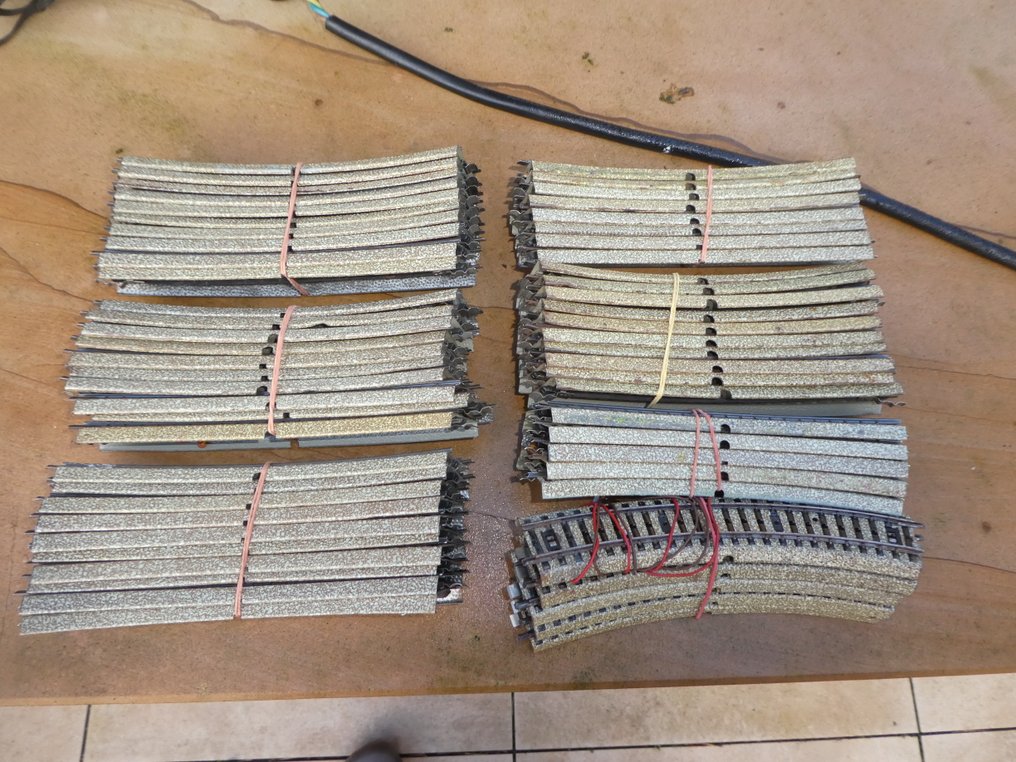 Märklin H0 - 5xxx - Γραμμές τρένου μοντελισμού (120) - M-Gleis, 120x Σήραγγες και γραμμές #3.2