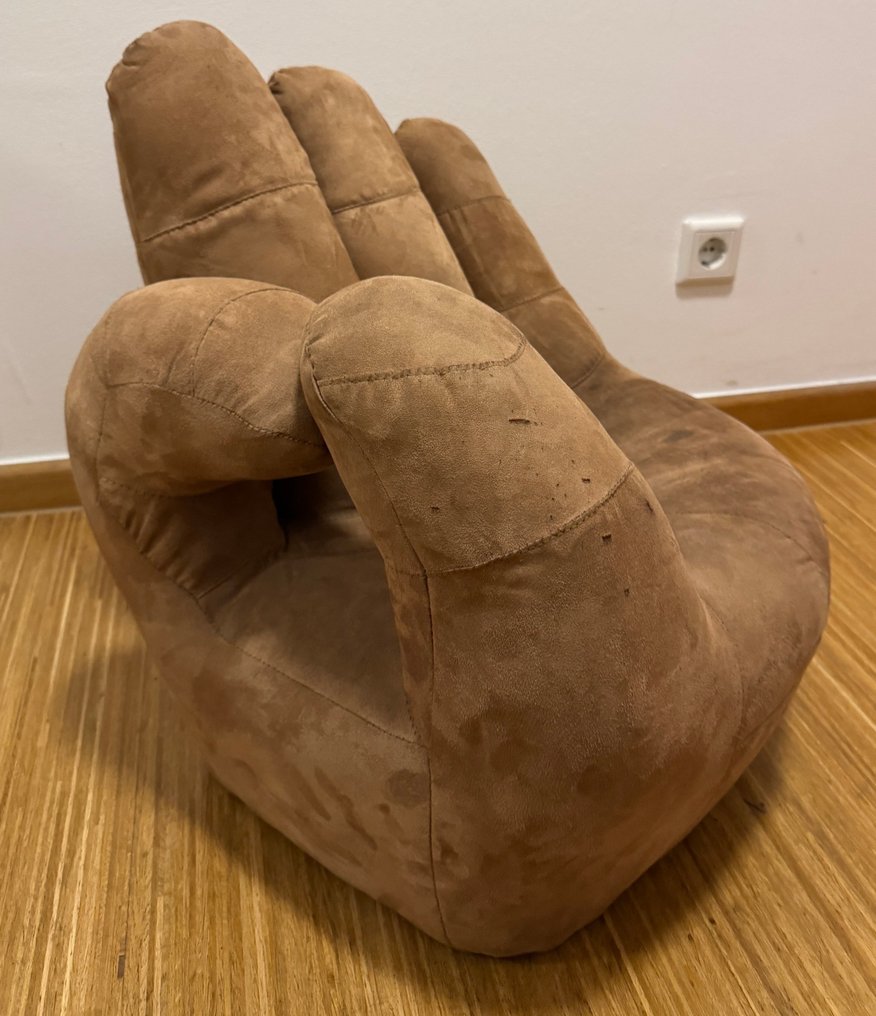 扶手椅 - Velourleder - 手持式椅子 #1.0