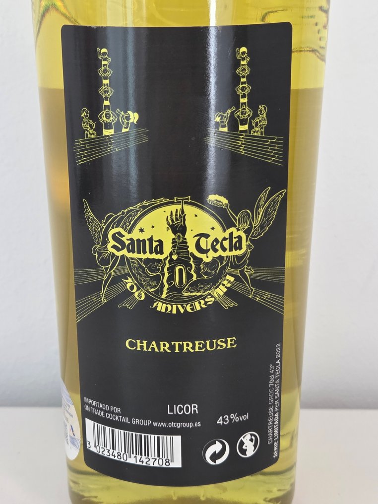Chartreuse - Santa Tecla - 700th anniversary Santa Tecla Jaune/Yellow    - b. 2022  - 700ml #2.1
