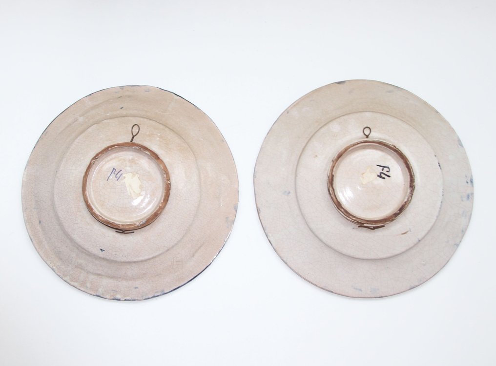 La Bisbal d’Empordà – La Corbata - 盤子 (2) - 陶瓷 - 19世纪后期 #3.2