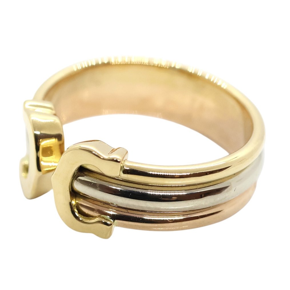Cartier - Bague - C2 Ring - 18 carats Or blanc, Or jaune, Or rose #3.2