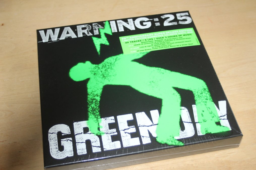 Green Day - Warning: 25 / 5LP Deluxe Edition - LP 套裝 - 彩色唱片 - 2025 #1.0