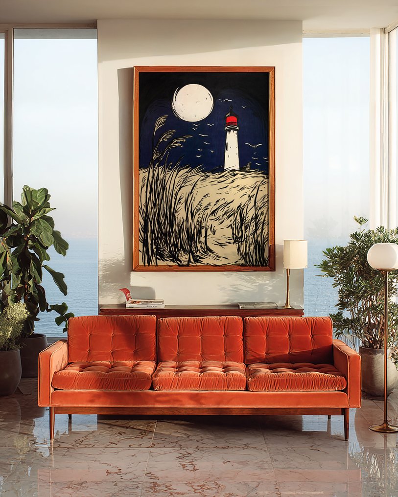 Flavia Delgado - EL FARO DE LA NOCHE  XL (NO RESERVE) #1.0