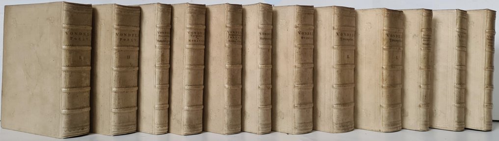 Joost van den Vondel - Emblemata; Werken van Vondel in 12 banden o.a. Warande, Gulden Winkel, Ovidius - 1646 #1.0