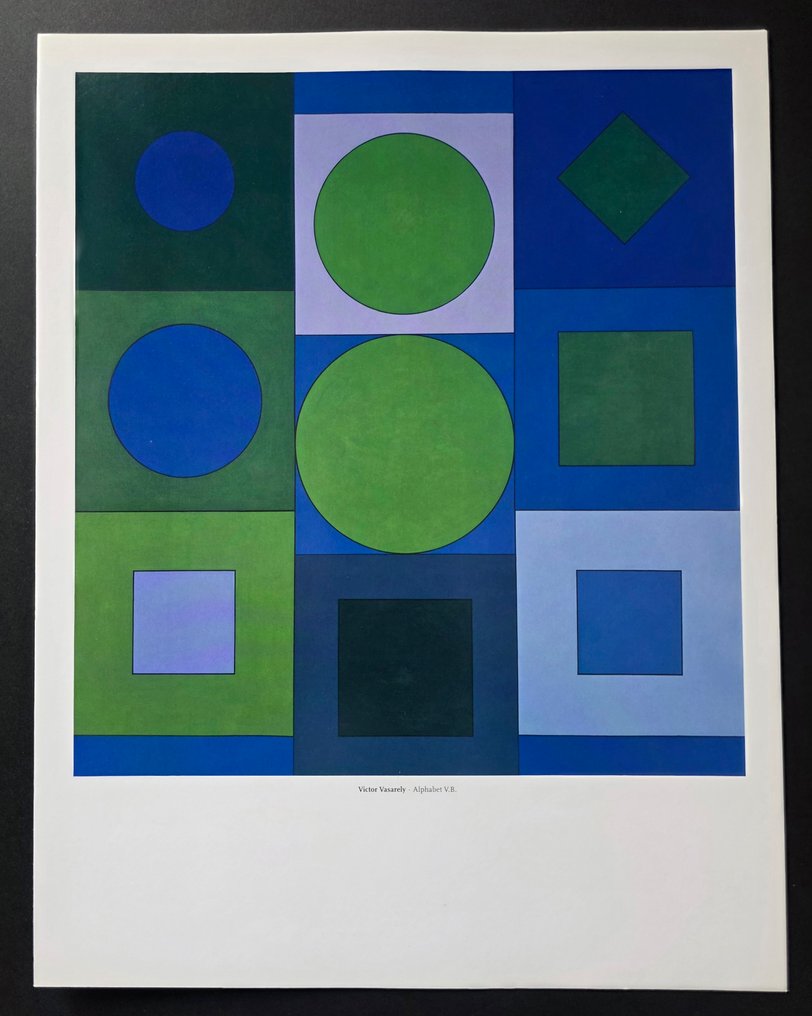 Victor Vasarely (1906-1997) - Alphabet V.B #2.1
