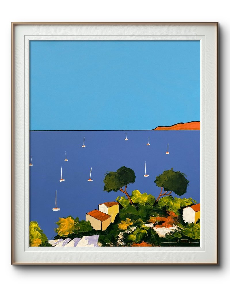 Jiel - Vue sur la Grande Bleue, depuis les toits Méditerranéens. #2.1