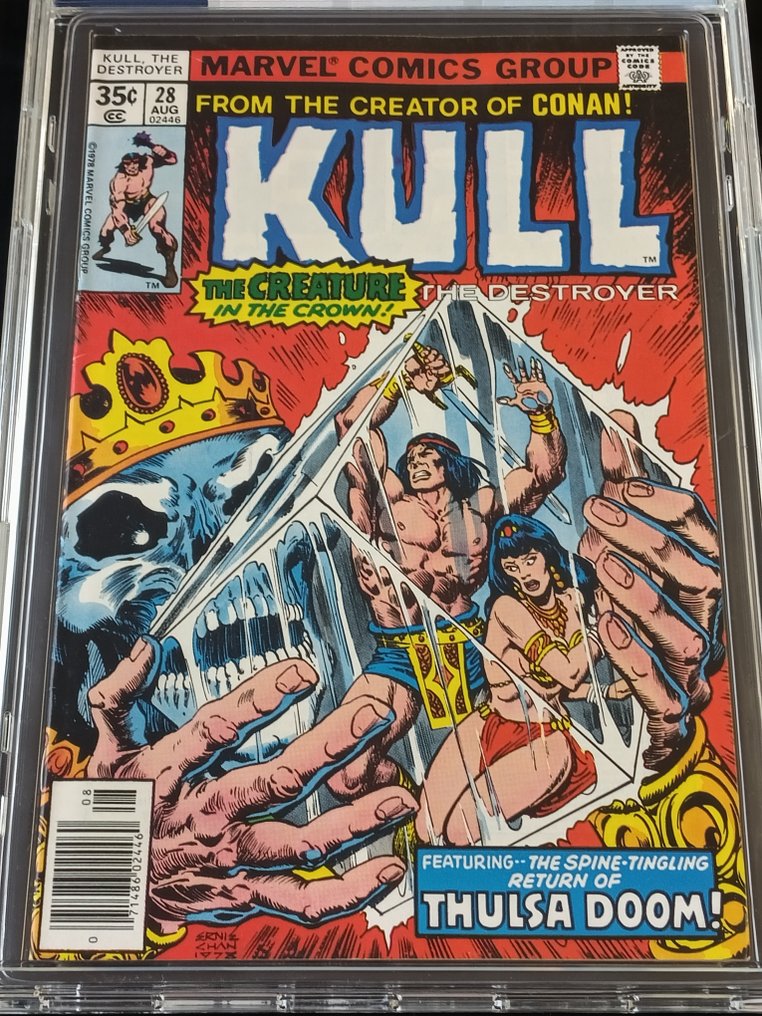 Kull the Destroyer #28 - EGC 9.8 - The Creature and the Crown! - 1 Graded comic - EO - 1978 #2.1