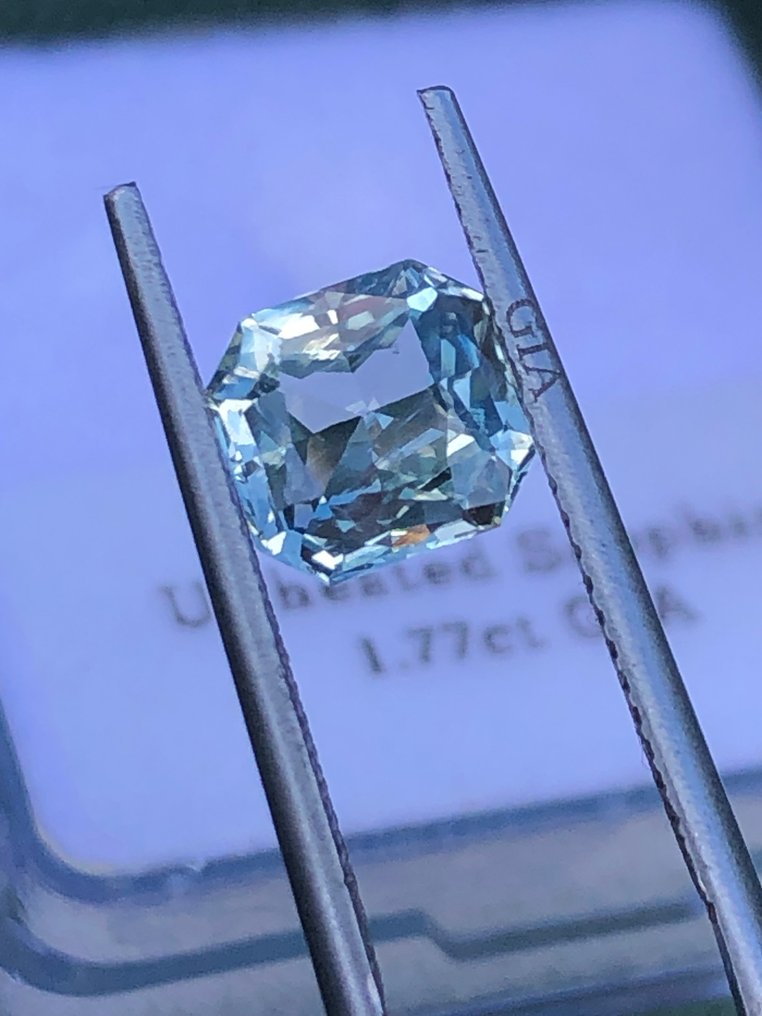 1 pcs  蓝宝石  - 1.77 ct - 美国宝石研究院（GIA） #1.0