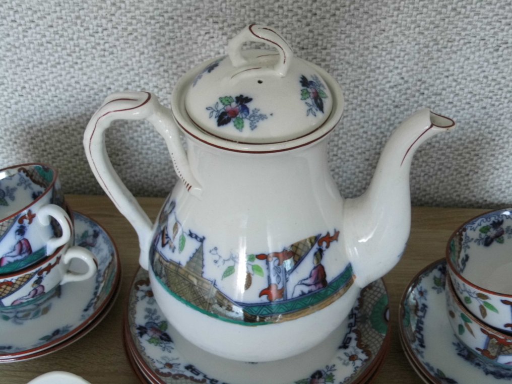 Societe Ceramique Maestricht - 咖啡及茶水用具 - 陶器 - 咖啡服务中国风 #1.0