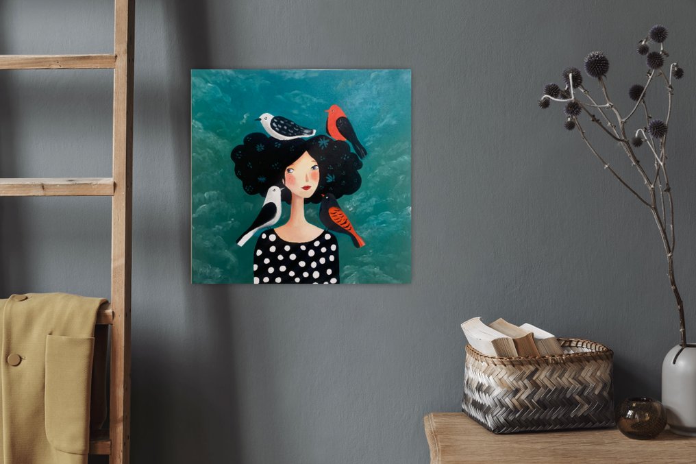 HagarDeso - Frau und Vögel #2.1