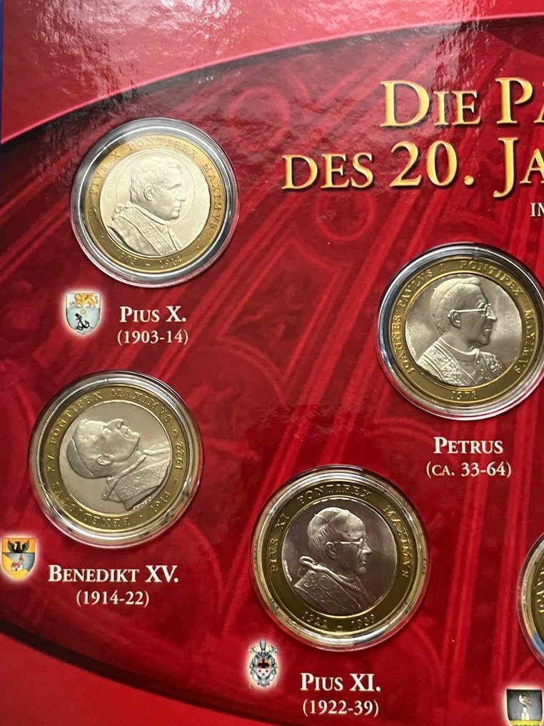 教廷. Set of 9 x Commemorative Pope John Medals  (没有保留价) #2.1