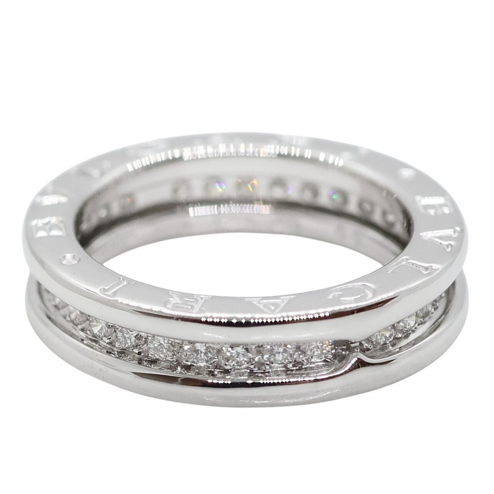 Bvlgari - Δαχτυλίδι - B.zero 1 - 18 καράτια Λευκός χρυσός - διαμάντια pavé #3.2