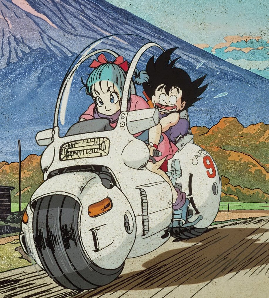 Kodo88 Giclée - Bulma & Goku: Autumn at Funatsu 河口湖・舟津の秋 – Limited Edition (6/10) – Hand Signed #4.3