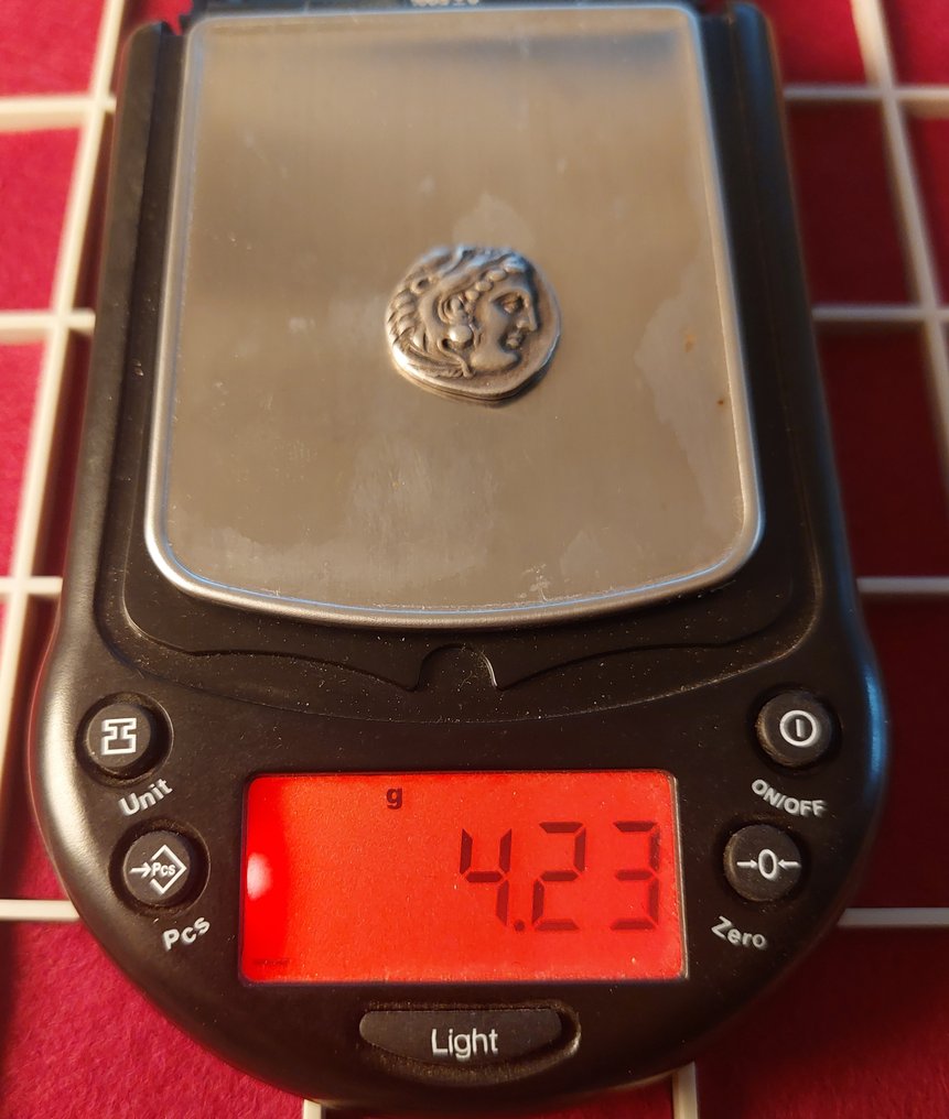 Regii Macedoniei. Antigonos I Monophthalmus, ca Strategos din Asia (320-306/5 î.Hr.). Drachm In the name and types of Alexander III. Abydos, c. 310-301 BC (Fără preț de rezervă) #4.3