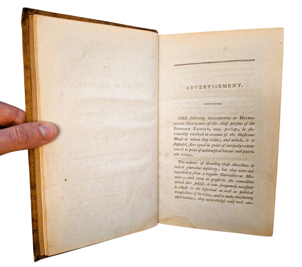 Anonymous - Anecdotes of the House of Bedford [The Russell Family] - 1796 #2.1