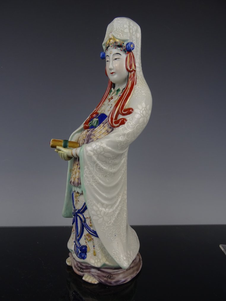 Guanyin - 雕像 瓷器 - 日本 - 江戶時代（1600-1868）  (沒有保留價) #4.3